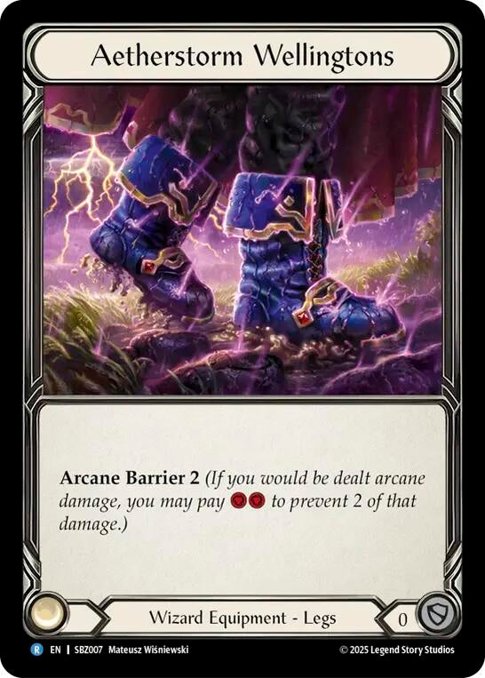 Image for Aetherstorm Wellingtons (SBZ007) (Silver Age Chapter 3) - Flesh and Blood TCG