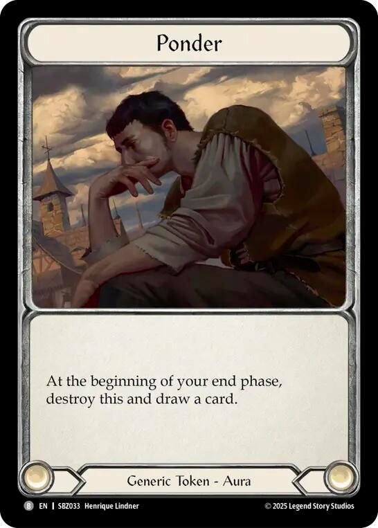 Image for Ponder (SBZ033) (Silver Age Chapter 3) - Flesh and Blood TCG