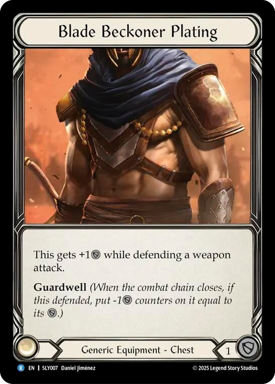 Image for Blade Beckoner Plating (SLY007) (Silver Age Chapter 3) - Flesh and Blood TCG