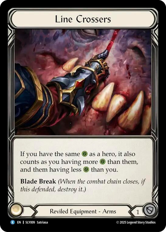 Image for Line Crossers (SLY009) (Silver Age Chapter 3) - Flesh and Blood TCG