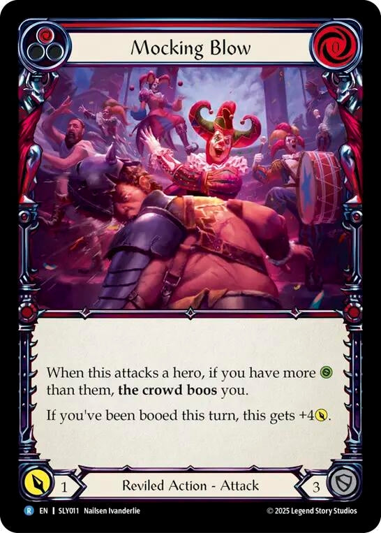 Image for Mocking Blow (Red) (SLY011) (Silver Age Chapter 3) - Flesh and Blood TCG
