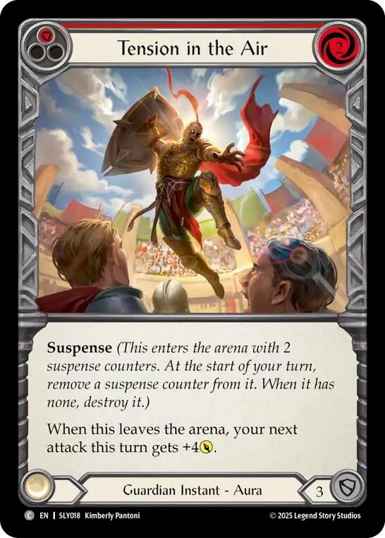 Image for Tension in the Air (Red) (SLY018) (Silver Age Chapter 3) - Flesh and Blood TCG