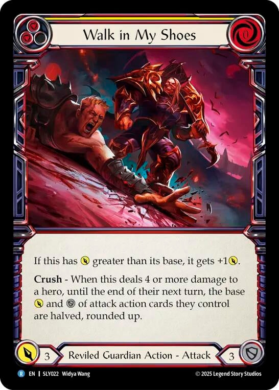 Image for Walk in My Shoes (Yellow) (SLY022) (Silver Age Chapter 3) - Flesh and Blood TCG