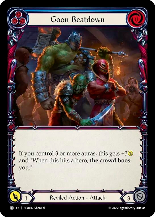 Image for Goon Beatdown (Blue) (SLY026) (Silver Age Chapter 3) - Flesh and Blood TCG