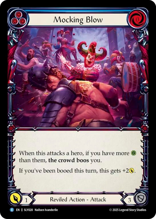 Image for Mocking Blow (Blue) (SLY028) (Silver Age Chapter 3) - Flesh and Blood TCG