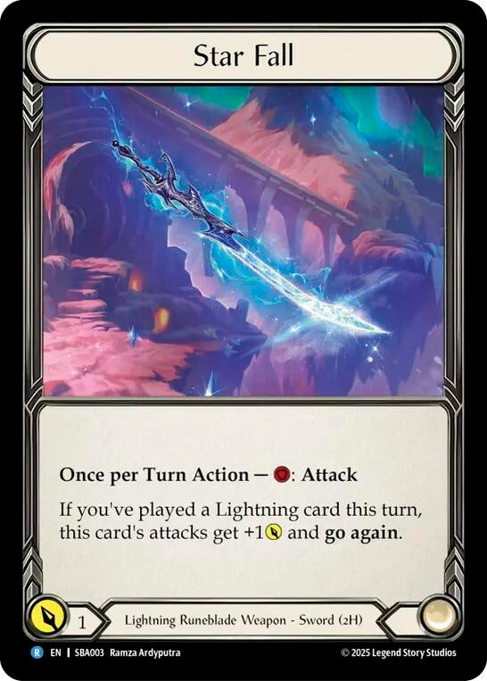 Image for Star Fall (SBA003) (Silver Age Chapter 3) - Flesh and Blood TCG
