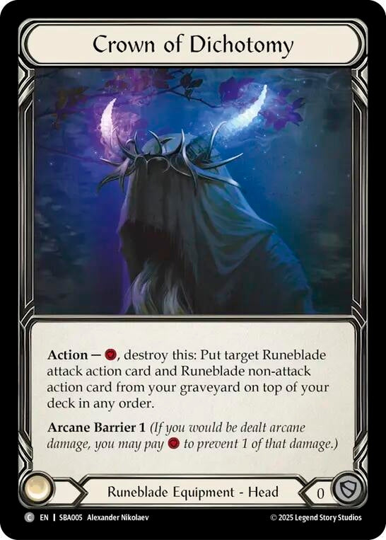 Image for Crown of Dichotomy (SBA005) (Silver Age Chapter 3) - Flesh and Blood TCG