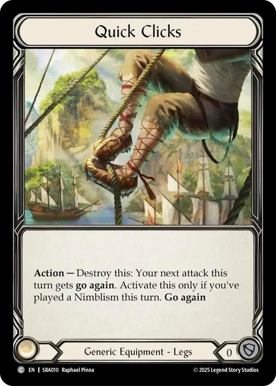 Image for Quick Clicks (SBA010) (Silver Age Chapter 3) - Flesh and Blood TCG