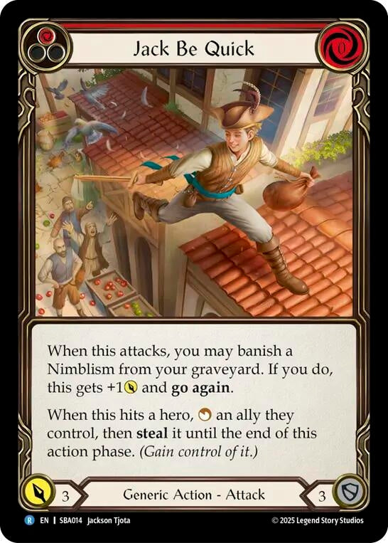 Image for Jack Be Quick (Red) (SBA014) (Silver Age Chapter 3) - Flesh and Blood TCG