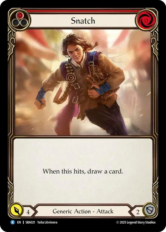 Image for Snatch (Red) (SBA021) (Silver Age Chapter 3) - Flesh and Blood TCG