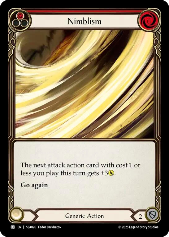 Image for Nimblism (Red) (SBA026) (Silver Age Chapter 3) - Flesh and Blood TCG