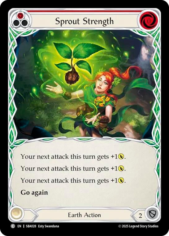 Image for Sprout Strength (Red) (SBA028) (Silver Age Chapter 3) - Flesh and Blood TCG