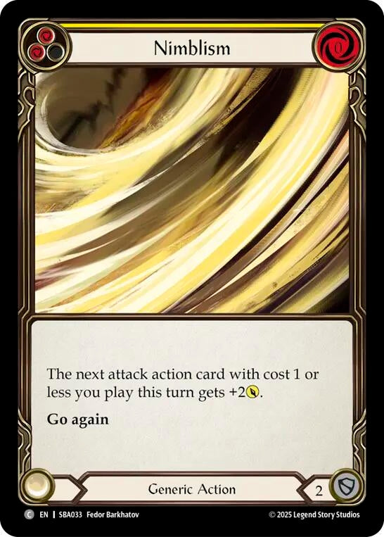 Image for Nimblism (Yellow) (SBA033) (Silver Age Chapter 3) - Flesh and Blood TCG