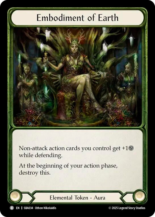 Image for Embodiment of Earth (SBA034) (Silver Age Chapter 3) - Flesh and Blood TCG
