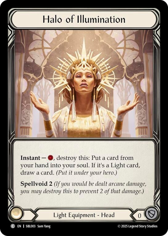 Image for Halo of Illumination (SBL003) (Silver Age Chapter 3) - Flesh and Blood TCG