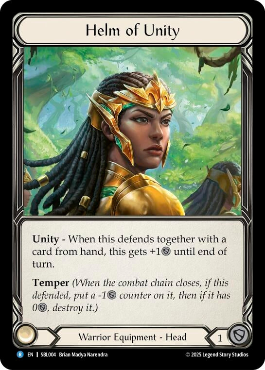 Image for Helm of Unity (SBL004) (Silver Age Chapter 3) - Flesh and Blood TCG