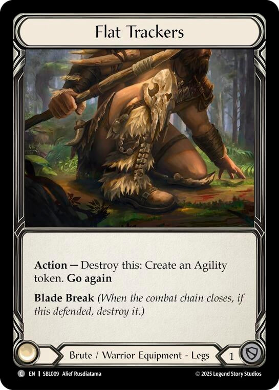 Image for Flat Trackers (SBL009) (Silver Age Chapter 3) - Flesh and Blood TCG