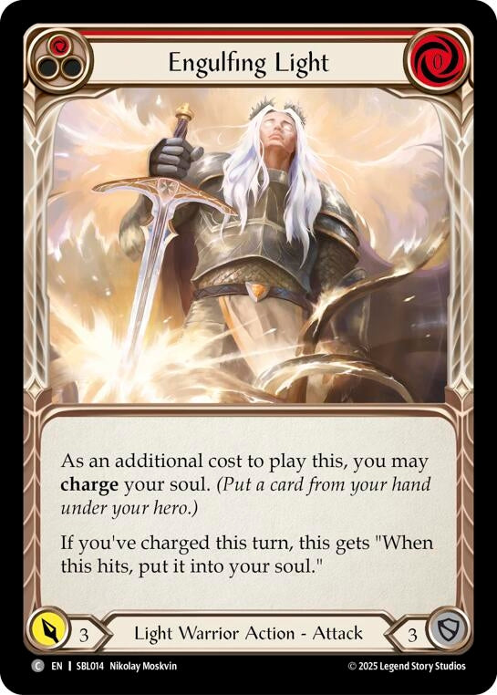 Image for Engulfing Light (Red) (SBL014) (Silver Age Chapter 3) - Flesh and Blood TCG