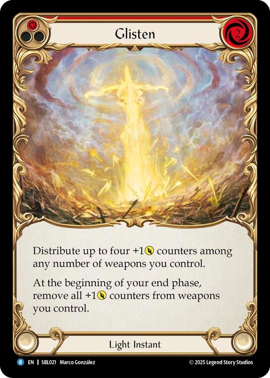 Image for Glisten (Red) (SBL021) (Silver Age Chapter 3) - Flesh and Blood TCG
