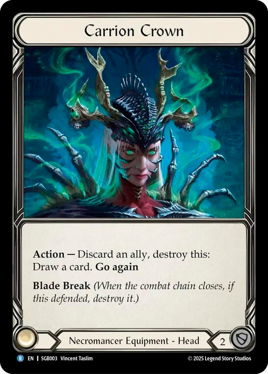 Image for Carrion Crown (SGB003) (Silver Age Chapter 3) - Flesh and Blood TCG