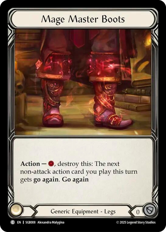 Image for Mage Master Boots (SGB008) (Silver Age Chapter 3) - Flesh and Blood TCG