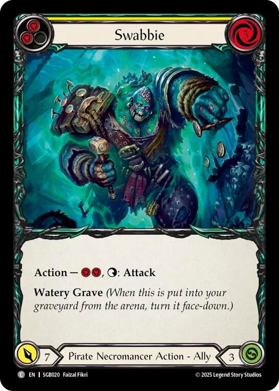 Image for Swabbie (Yellow) (SGB020) (Silver Age Chapter 3) - Flesh and Blood TCG