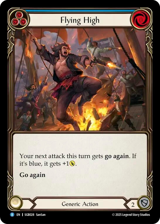 Image for Flying High (Blue) (SGB028) (Silver Age Chapter 3) - Flesh and Blood TCG