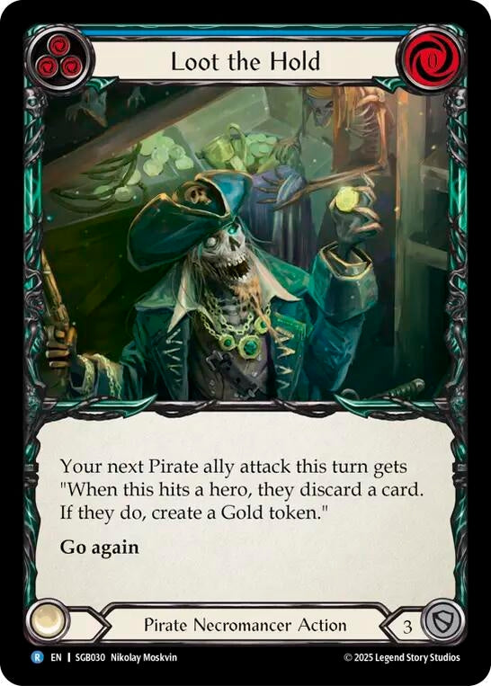 Image for Loot the Hold (Blue) (SGB030) (Silver Age Chapter 3) - Flesh and Blood TCG