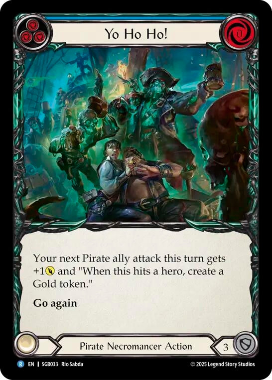 Image for Yo Ho Ho! (Blue) (SGB033) (Silver Age Chapter 3) - Flesh and Blood TCG