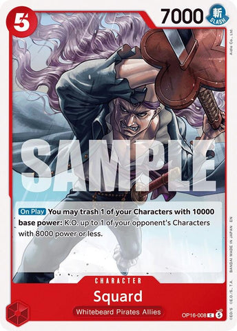 Image for Squard (OP16-008) (The Time of Battle) - One Piece Card Game
