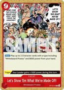 Image for Let's Show 'Em What We're Made Of!! (OP16-019) (The Time of Battle) - One Piece Card Game