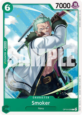 Image for Smoker (OP16-028) (The Time of Battle) - One Piece Card Game