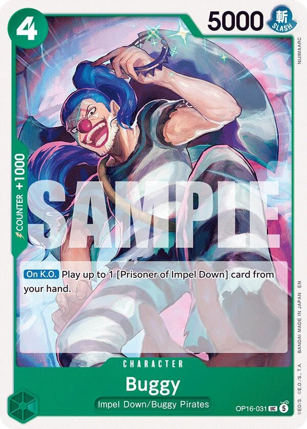 Image for Buggy (031) (OP16-031) (The Time of Battle) - One Piece Card Game
