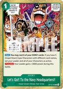 Image for Let's Go!! To the Navy Headquarters.. (OP16-038) (The Time of Battle) - One Piece Card Game