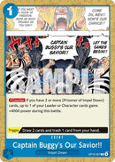 Image for Captain Buggy's Our Savior!! (OP16-057) (The Time of Battle) - One Piece Card Game