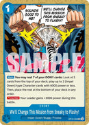 Image for We'll Change This Mission from Sneaky to Flashy! (OP16-059) (The Time of Battle) - One Piece Card Game