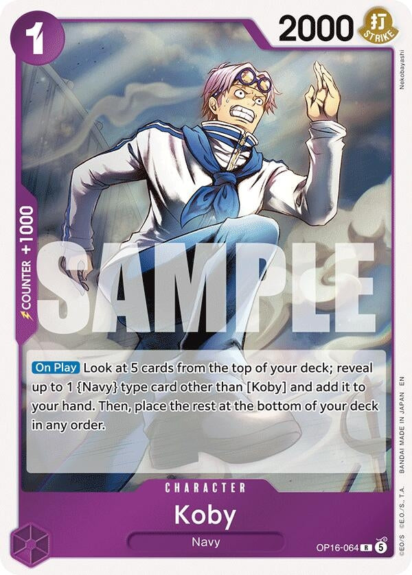 Image for Koby (OP16-064) (The Time of Battle) - One Piece Card Game