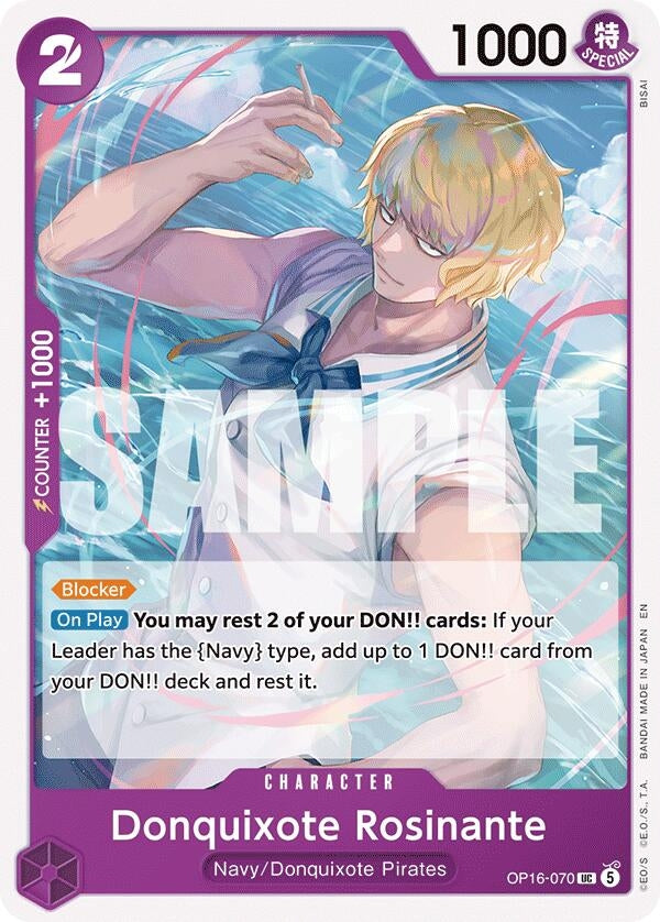 Image for Donquixote Rosinante (OP16-070) (The Time of Battle) - One Piece Card Game