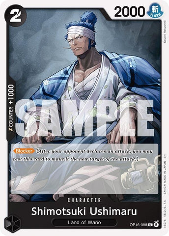 Image for Shimotsuki Ushimaru (OP16-088) (The Time of Battle) - One Piece Card Game