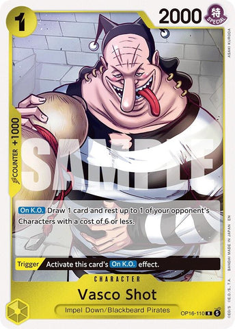 Image for Vasco Shot (OP16-110) (The Time of Battle) - One Piece Card Game