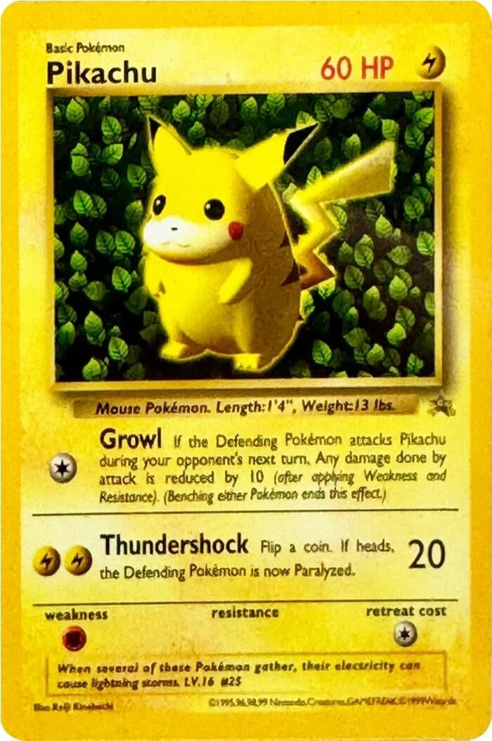 Image for Pikachu (Corocoro Grey Star) (WoTC Promo) - Pokemon