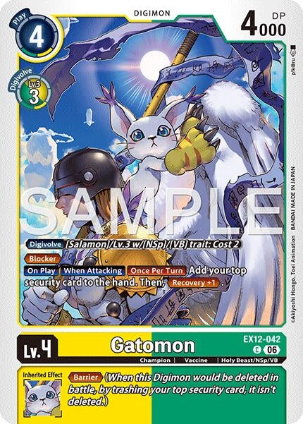 Image for Gatomon (EX12-042 C) (Digital World Shambala) (EX-12) - Digimon Card Game