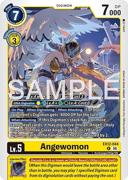 Image for Angewomon (EX12-044 R) (Digital World Shambala) (EX-12) - Digimon Card Game