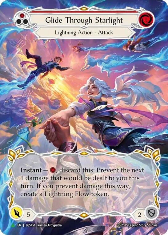 Image for Glide Through Starlight (Red) (LGS451) (Flesh and Blood: Promo Cards) - Flesh and Blood TCG