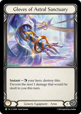 Image for Gloves Of Astral Sanctuary (LGS454) (Flesh and Blood: Promo Cards) - Flesh and Blood TCG