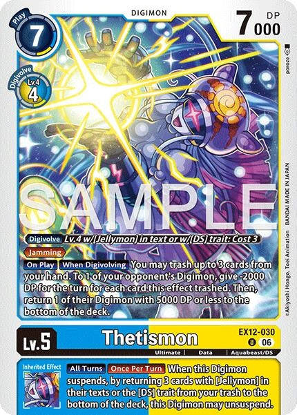 Image for Thetismon (EX12-030 U) (Digital World Shambala) (EX-12) - Digimon Card Game