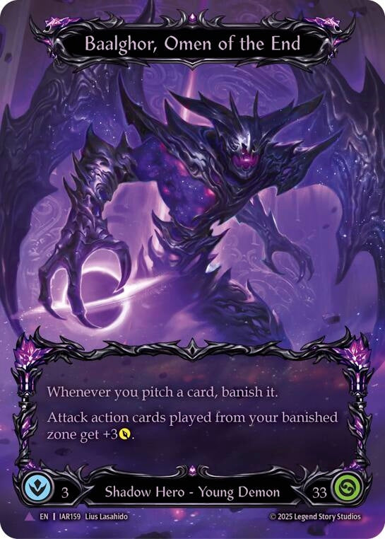 Image for Baalghor, Omen of the End (Marvel) (IAR159-MV) (Omens of the Third Age) - Flesh and Blood TCG