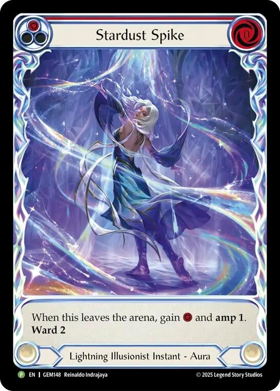 Image for Stardust Spike (Red) (GEM148-CF) (Gem Pack 5) - Flesh and Blood TCG