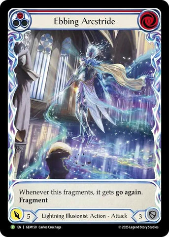 Image for Ebbing Arcstride (Red) (GEM150) (Gem Pack 5) - Flesh and Blood TCG
