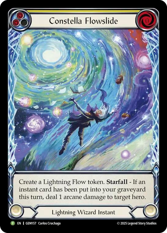 Image for Constella Flowslide (Yellow) (GEM157) (Gem Pack 5) - Flesh and Blood TCG